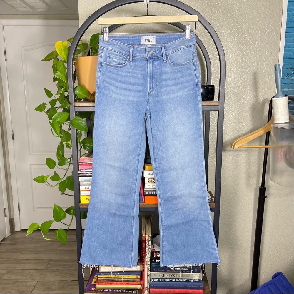 Paige Genevieve Sky Touch Distressed  - Size 26 - NWOT - Raw Hem RN#27002